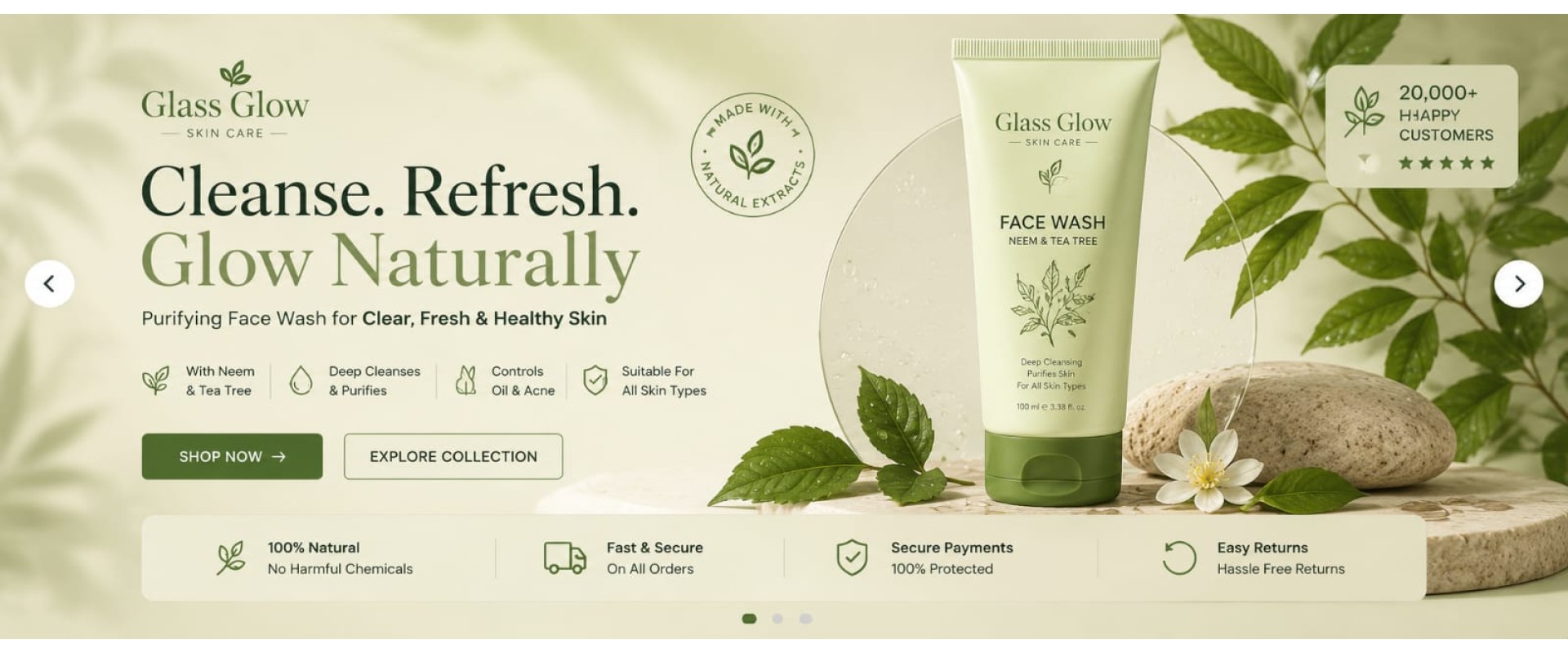 Cleanse Refresh Glow Naturally